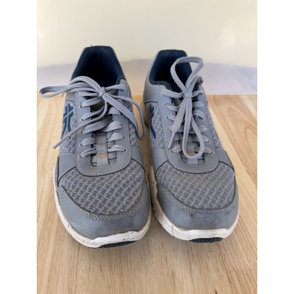 Kuru Athletic Shoes Mens Size 9 US Gray Mesh Trail Hiking Sneakers Orthotic